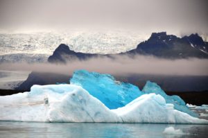 ice, glacial lake, iceland